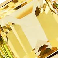 MAX + STONE 14k Gold Citrine and Peridot Ring | Gemstone Rings for Women Hypoallergenic Statement Cocktail 6