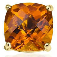 14k Yellow Gold 6mm Citrine Stud Earrings