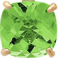 10k Yellow Gold Peridot Earrings