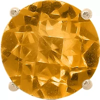 10k Yellow Gold Citrine Stud Earrings