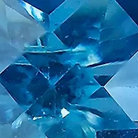 Sterling Silver Cushion-Cut Checkerboard Genuine Londen Blue Topaz Stud Earrings (8 Millimeter)