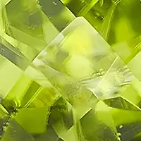Sterling Silver Cushion-Cut Checkerboard Genuine Peridot Stud Earrings (8 Millimeter)