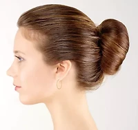 14k Yellow Gold 2MM Thick Tube Hoop Earrings (27MM)