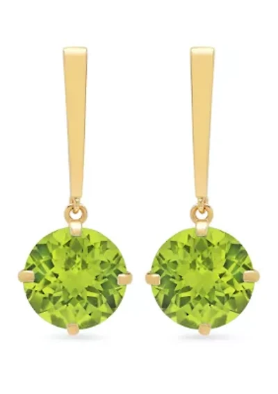 Peridot Drop Earrings