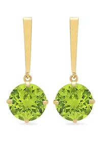 Peridot Drop Earrings