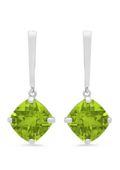 ct. t.w. Peridot Drop Earrings