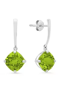 ct. t.w. Peridot Drop Earrings