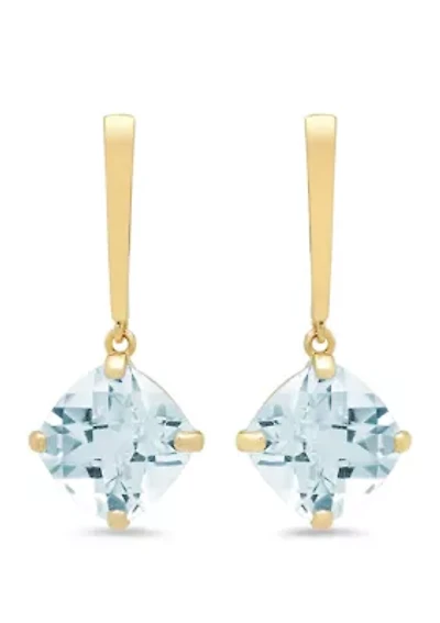 Aquamarine Drop Earrings