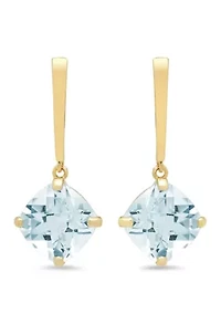 Aquamarine Drop Earrings