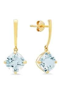 Aquamarine Drop Earrings