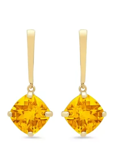 Citrine Drop Earrings