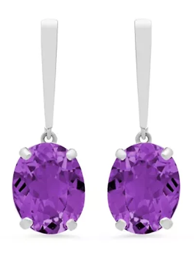 5 ct. t.w. Amethyst Drop Earrings