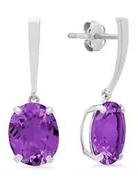 5 ct. t.w. Amethyst Drop Earrings