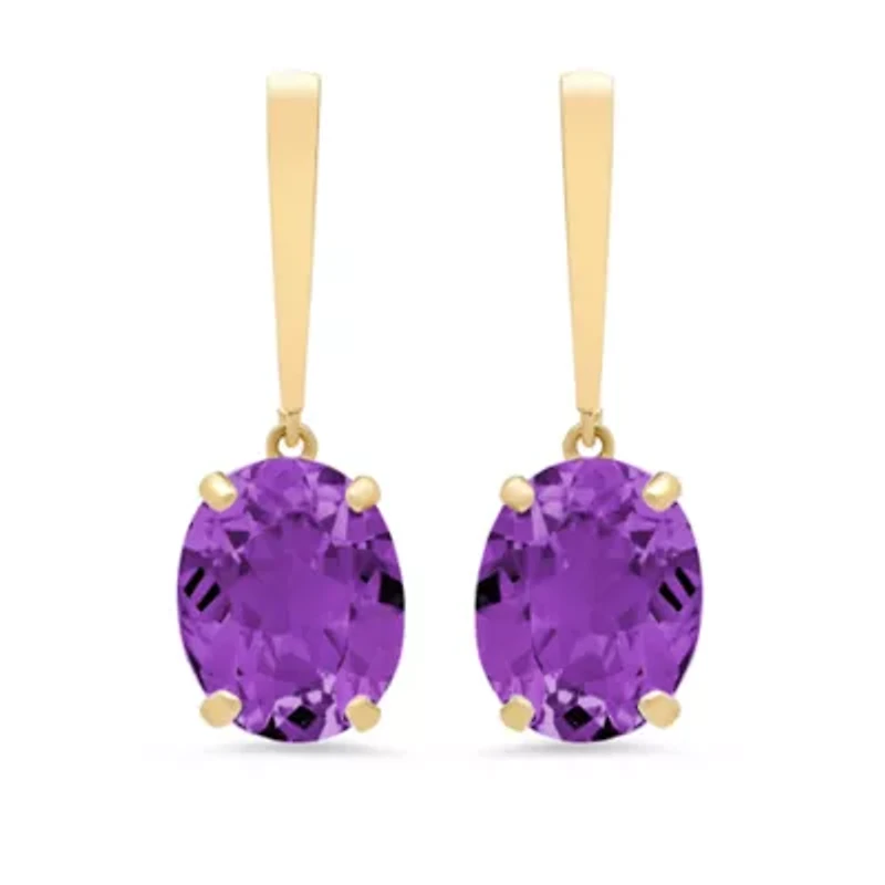 5 ct. t.w. Amethyst Drop Earrings