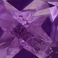 7 Millimeter Cushion Cut Amethyst and Diamond Accent Halo Stud Earrings in Sterling Silver