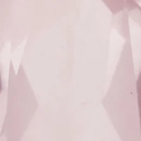 Pear-Cut Rose Quartz and White Topaz Halo Dangle Lever Back Earrings in Sterling Silver (18 in x 8 mm)