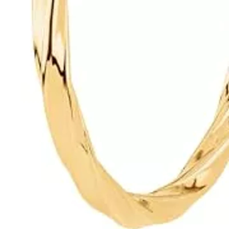 Solid 10K Gold Hoop Earrings with Secure Closure | Hypoallergenic Real 10K Gold Hoop Earrings for Women | Anti Tarnish 10 Karat Earring Hoops with Secure Closure by MAX + STONE