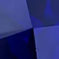 Sterling Silver Round Checkerboard Cut Created Blue Sapphire Leverback Earrings 