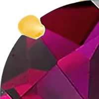 10K Yellow Gold Round Checkerboard Cut Created Ruby Leverback Earrings 