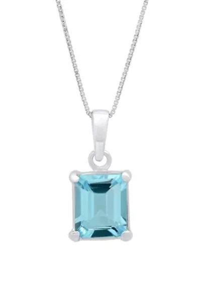 2.5 ct. t.w. Sky Blue Topaz Pendant Necklace in Sterling Silver 