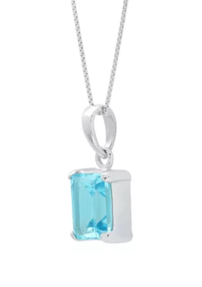 2.5 ct. t.w. Sky Blue Topaz Pendant Necklace in Sterling Silver 