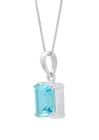 2.5 ct. t.w. Sky Blue Topaz Pendant Necklace in Sterling Silver 