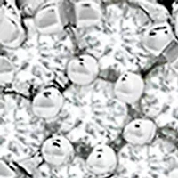 1/10 ct. t.w. Dancing Diamond Drops of Love Pendant Necklace in 925 Sterling Silver 