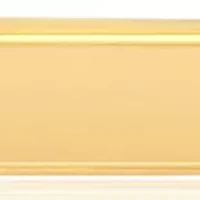 18K Yellow Gold Over Sterling Silver Vermeil Horizontal Bar Necklace