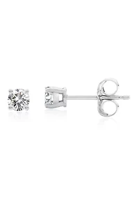 1/4 ct. t.w. Lab Created Diamond IGI Certified Solitaire Grown Stud Earrings 14K White Gold