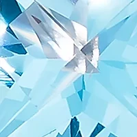 8.5 ct. t.w. Ocean Blue Topaz™ Earrings in 14K Strawberry Gold® Plated 925 Sterling Silver