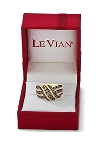 Ring featuring 1.2 ct. t.w. of  Chocolate Diamonds® and Nude Diamonds™ set 14K Honey Gold™