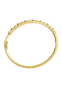 1/5 ct. t.w. Chocolate Diamonds®, 1/5 ct. t.w. Nude Diamonds™ Bangle Bracelet set in 14K Honey Gold™