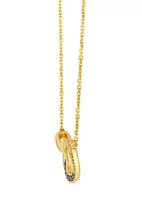 Ombre® Adjustable Necklace featuring 1/5 ct. t.w. Chocolate Ombré® Diamonds set in 14K Honey Gold™