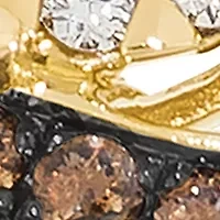 Ring featuring 3/8 ct. t.w. Nude Diamonds™, 1/4 Chocolate Diamonds® set 14K Honey Gold™