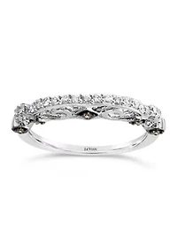 Bridal® Ring featuring  1/20 ct. t.w. Chocolate Diamonds® and 1/5 ct. t.w. Vanilla Diamonds®  set in 14K Vanilla Gold®