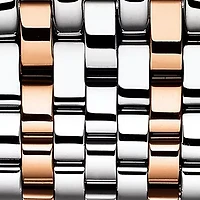 2 Tone Stainless Steel Swiss Automatic Le Locle Bracelet 39 mm Watch