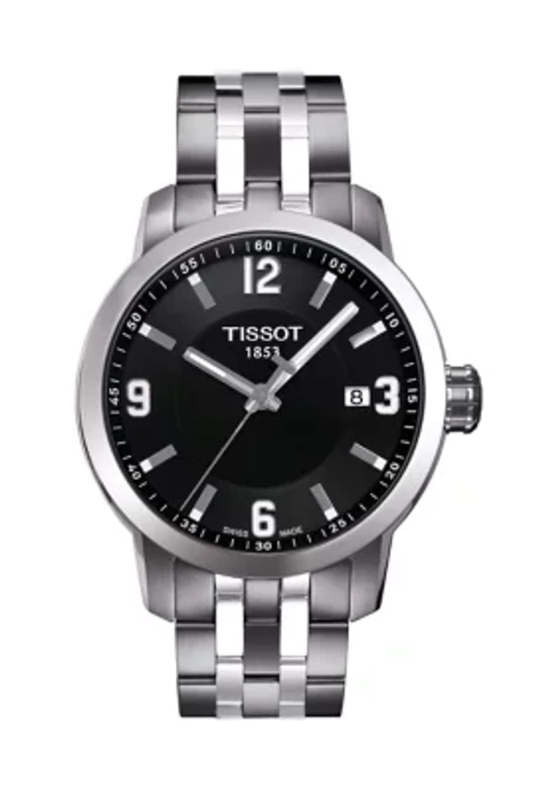 Men's PRC 200 Black and Stainless Watch