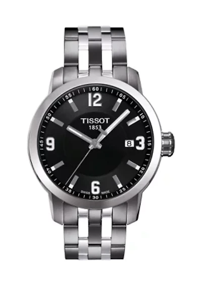 Men's PRC 200 Black and Stainless Watch