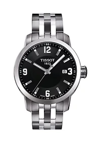 Men's PRC 200 Black and Stainless Watch