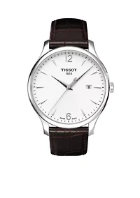 Tradition Men's Silver Quartz Classic Watch
