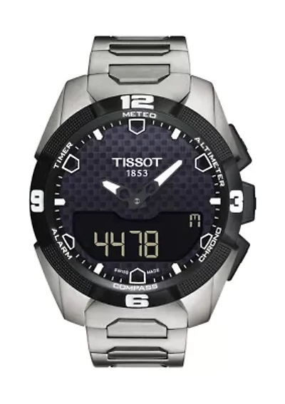 Men's T-Touch Expert Solar Titanium Bracelet Watch