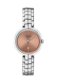 Stainless Steel Flamingo Bracelet Watch