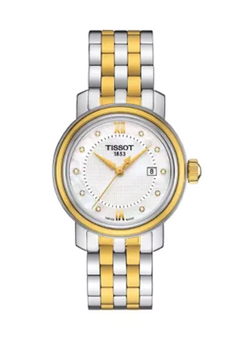 Women's Bridgeport Quartz Diamond Two-Tone Stainless Steel Bracelet Watch