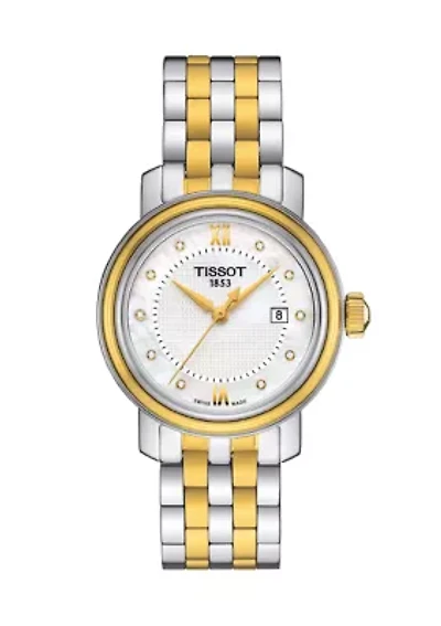 Women's Bridgeport Quartz Diamond Two-Tone Stainless Steel Bracelet Watch