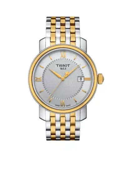 Men's Bridgeport Quartz Two-Tone Stainless Steel Bracelet Watch