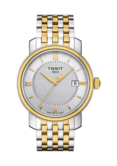 Men's Bridgeport Quartz Two-Tone Stainless Steel Bracelet Watch