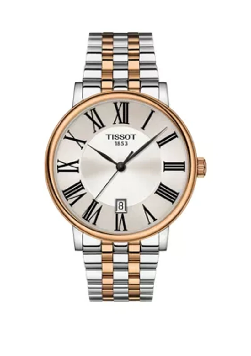 Men's Carson Stainless Steel Roman Watch