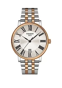 Men's Carson Stainless Steel Roman Watch