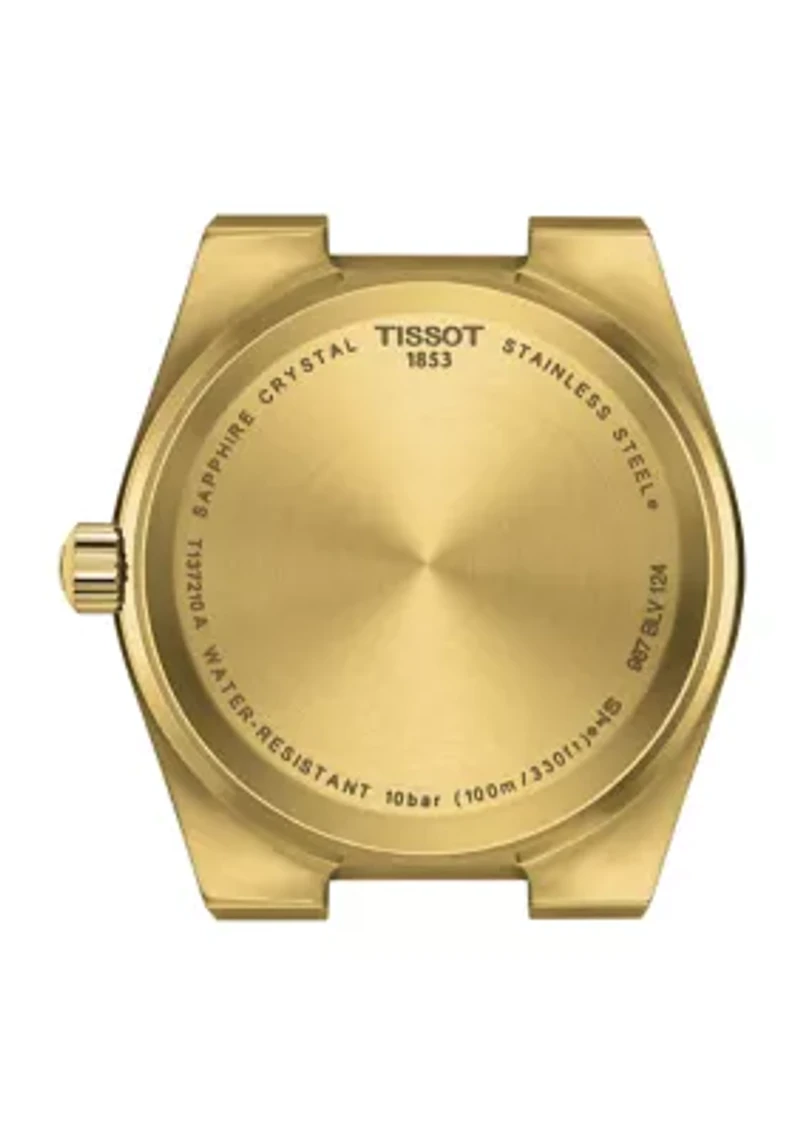 Gold Tone Unisex PRX 40205 35 Millimeter Watch in Stainless Steel 