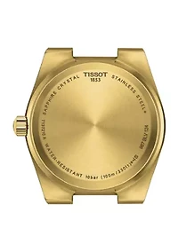 Gold Tone Unisex PRX 40205 35 Millimeter Watch in Stainless Steel 